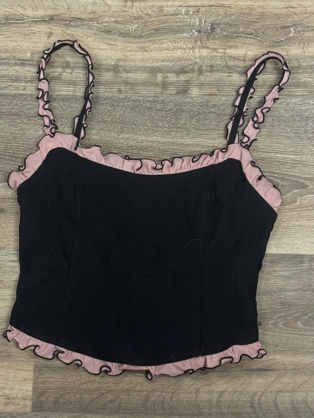 Motel Rocks Idalia Corset Ruffle Top Women’s Small - Picture 2 of 5